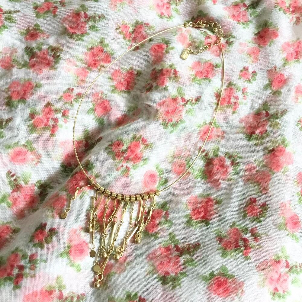1928 gold tone necklace